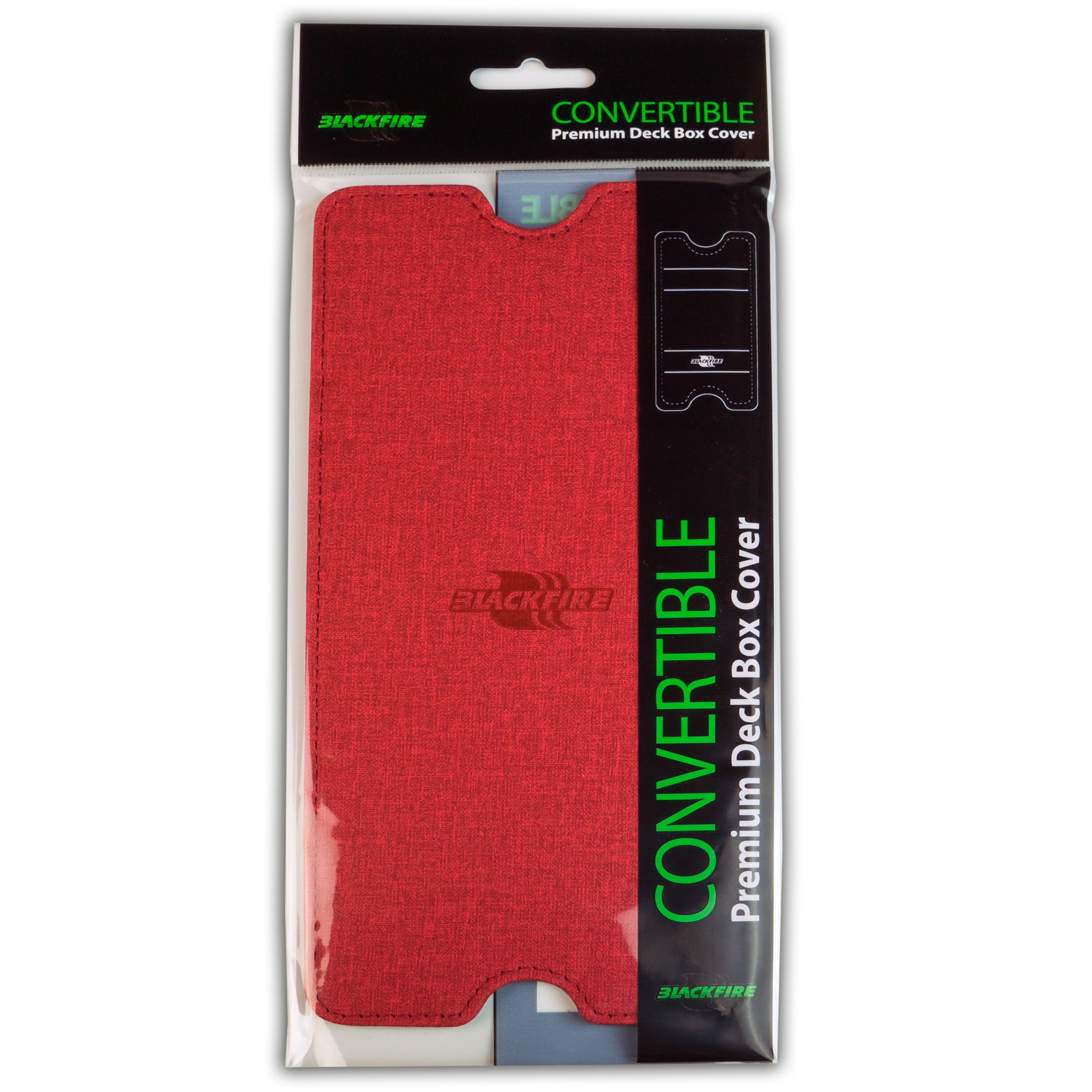 Image for Convertible Deck Box Cover - Single Horizontal Red - Deck Boxes