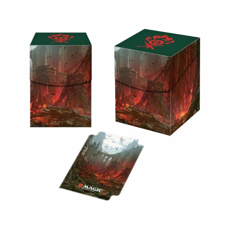 Image for Guilds of Ravnica PRO-100+ Deck Box, Gruul Clans, for Magic - Deck Boxes