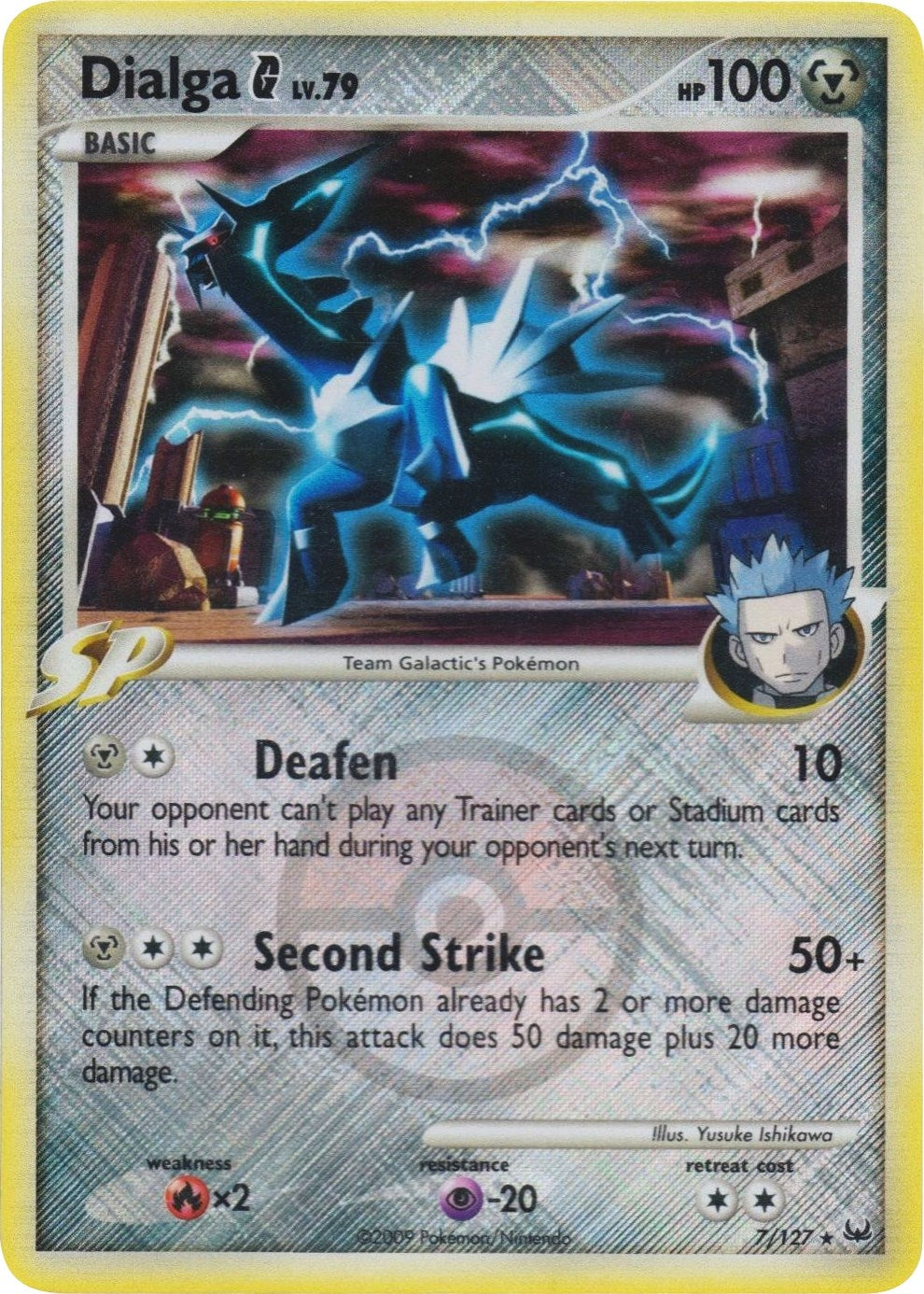 Image for Dialga G - 7/127 (League Promo) (007/127) (League & Championship Cards) (PR) - Pokemon