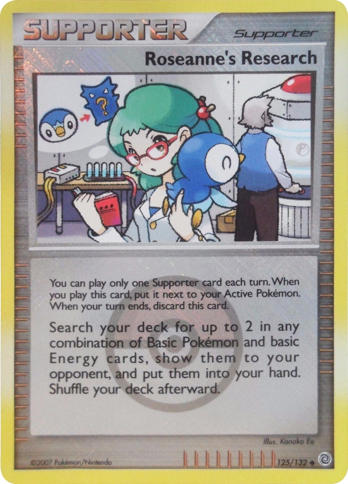 Image for Roseanne's Research - 125/132 (League Promo) (125/132) (League & Championship Cards) (PR) - Pokemon