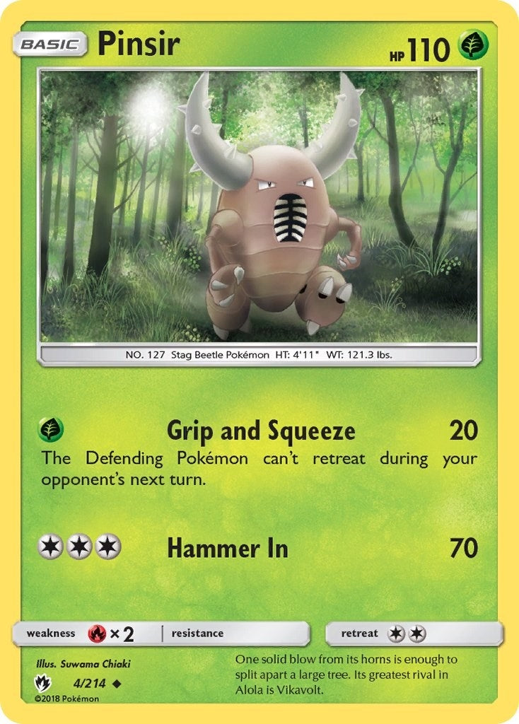 Image for Pinsir (4/214) (SM - Lost Thunder) (SM8) - Pokemon