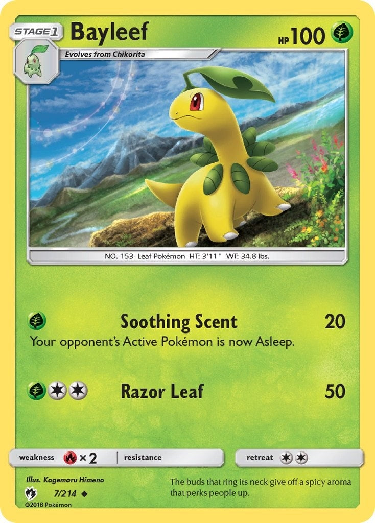 Image for Bayleef (7/214) (SM - Lost Thunder) (SM8) - Pokemon
