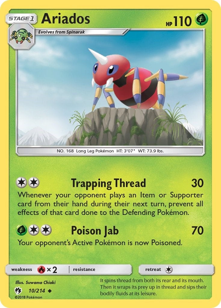 Image for Ariados (10/214) (SM - Lost Thunder) (SM8) - Pokemon