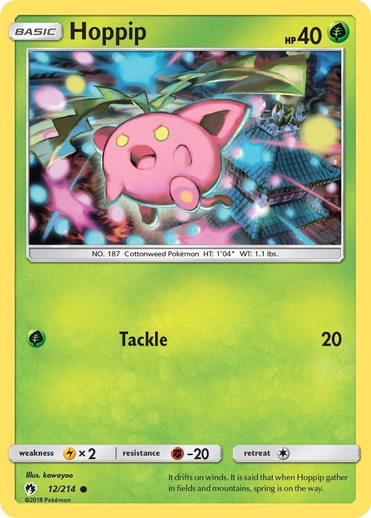 Image for Hoppip (12) (12/214) (SM - Lost Thunder) (SM8) - Pokemon