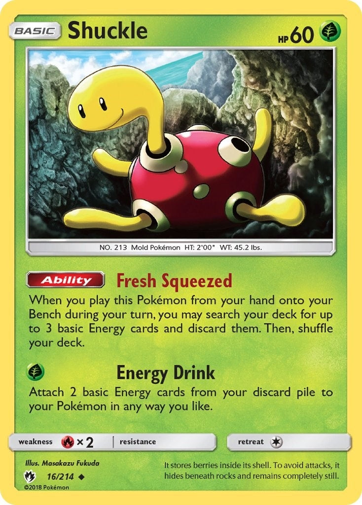 Image for Shuckle (16/214) (SM - Lost Thunder) (SM8) - Pokemon