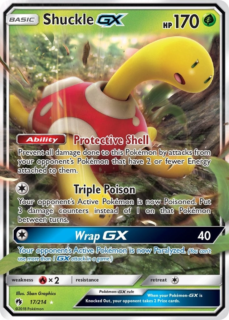 Image for Shuckle GX (17/214) (SM - Lost Thunder) (SM8) - Pokemon