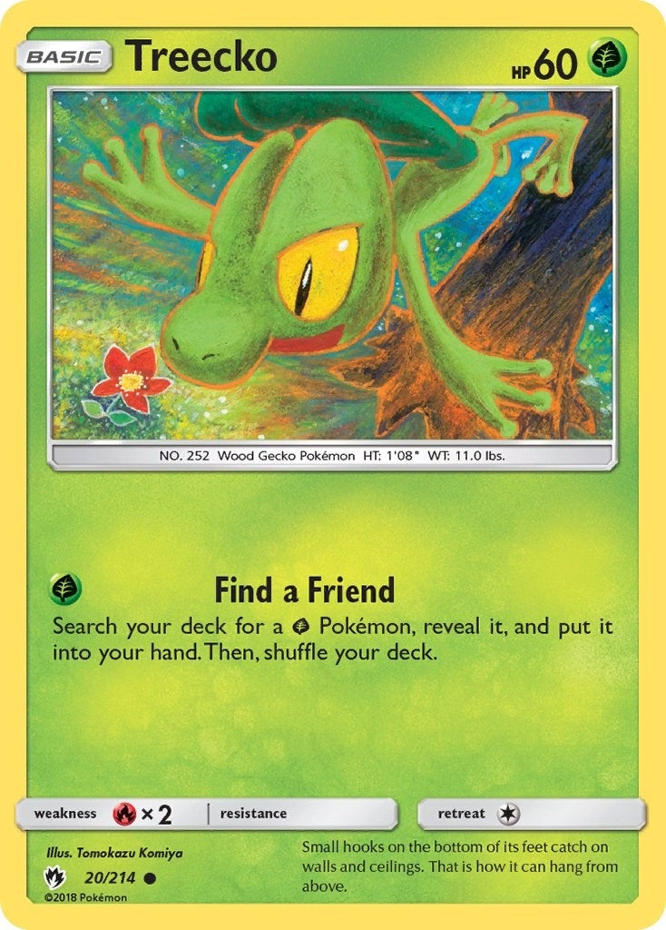 Image for Treecko (20/214) (SM - Lost Thunder) (SM8) - Pokemon