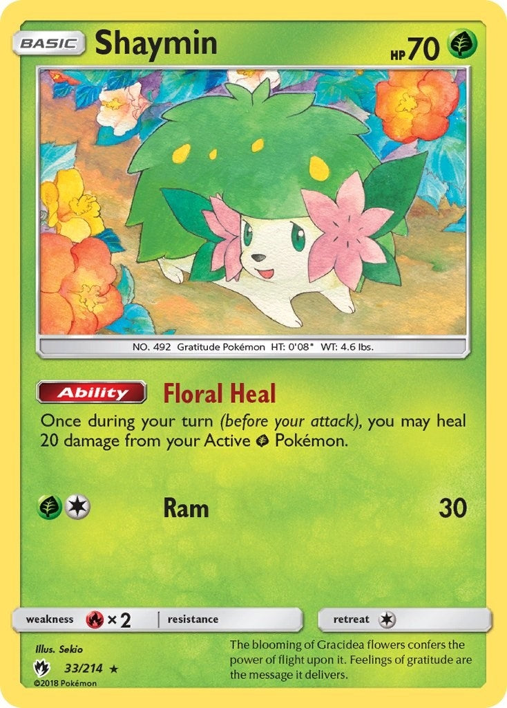 Image for Shaymin (33/214) (SM - Lost Thunder) (SM8) - Pokemon