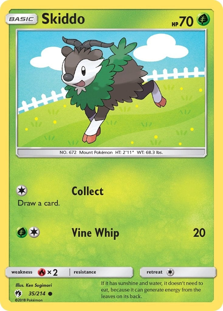 Image for Skiddo (35/214) (SM - Lost Thunder) (SM8) - Pokemon