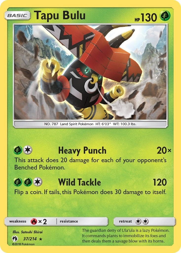 Image for Tapu Bulu (37/214) (SM - Lost Thunder) (SM8) - Pokemon