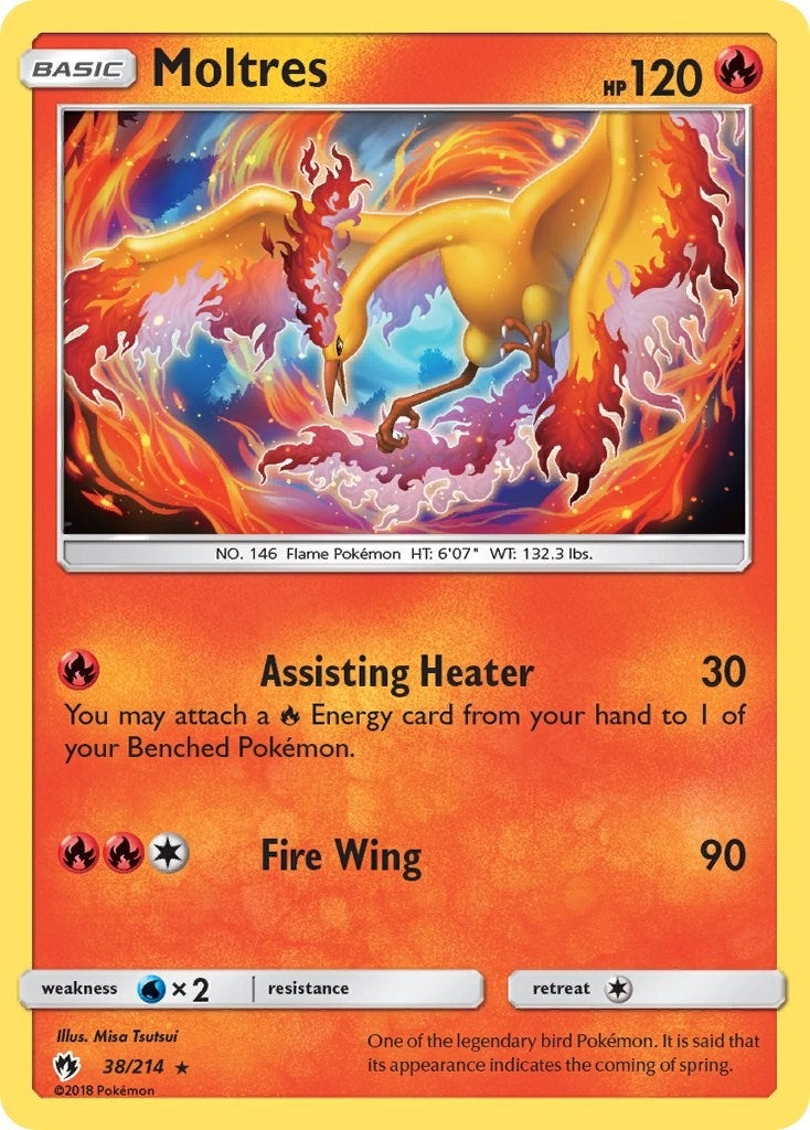 Image for Moltres (38/214) (SM - Lost Thunder) (SM8) - Pokemon
