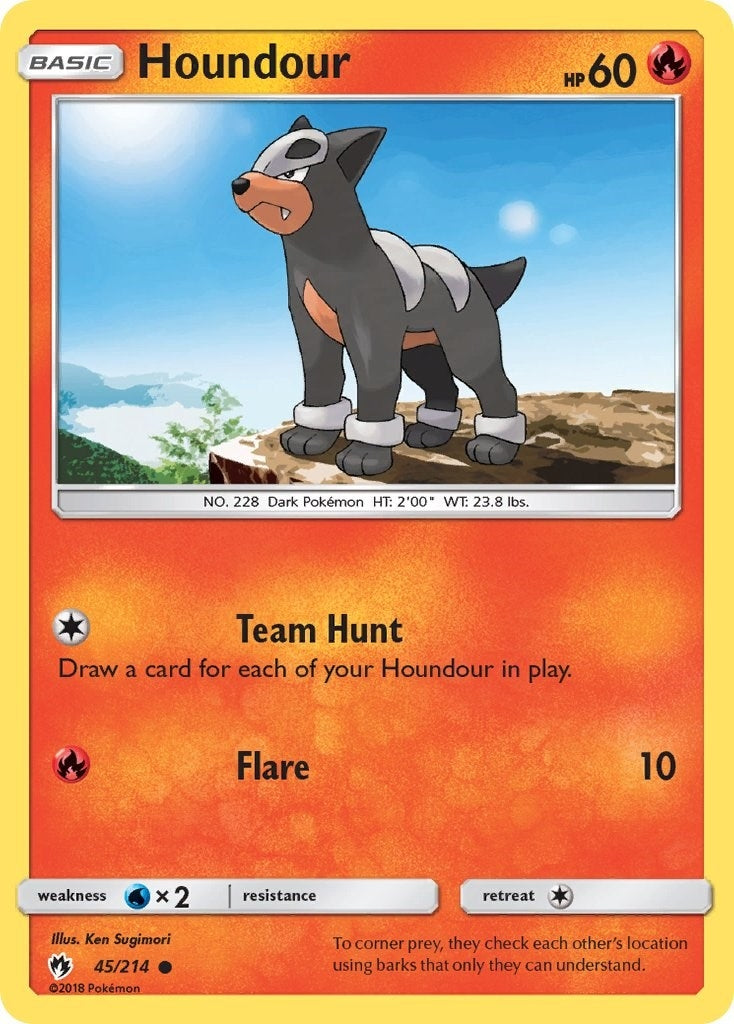 Image for Houndour (45/214) (SM - Lost Thunder) (SM8) - Pokemon