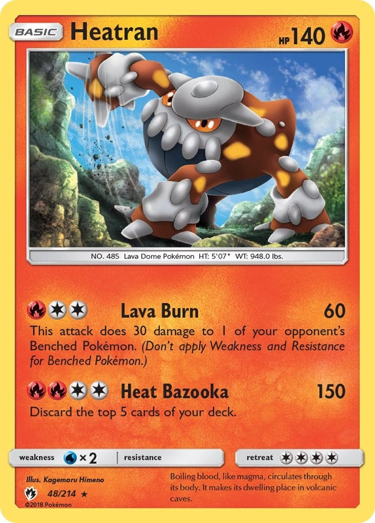Image for Heatran (48/214) (SM - Lost Thunder) (SM8) - Pokemon