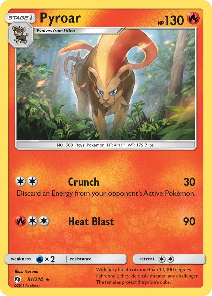 Image for Pyroar (51/214) (SM - Lost Thunder) (SM8) - Pokemon