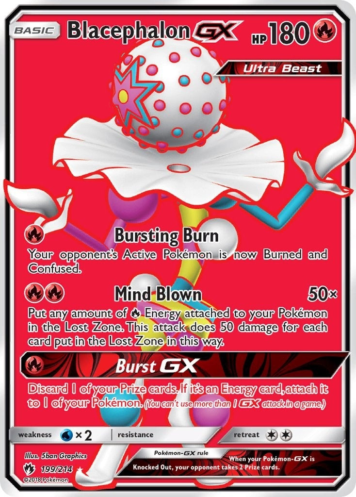Image for Blacephalon GX (Full Art) (199/214) (SM - Lost Thunder) (SM8) - Pokemon