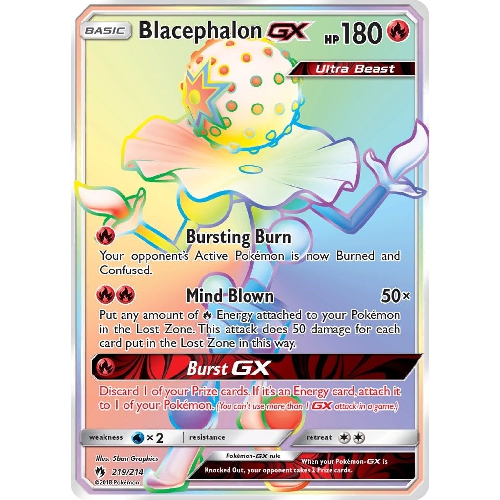 Blacephalon GX (Secret) (219/214) (SM - Lost Thunder) - PokeBox USA
