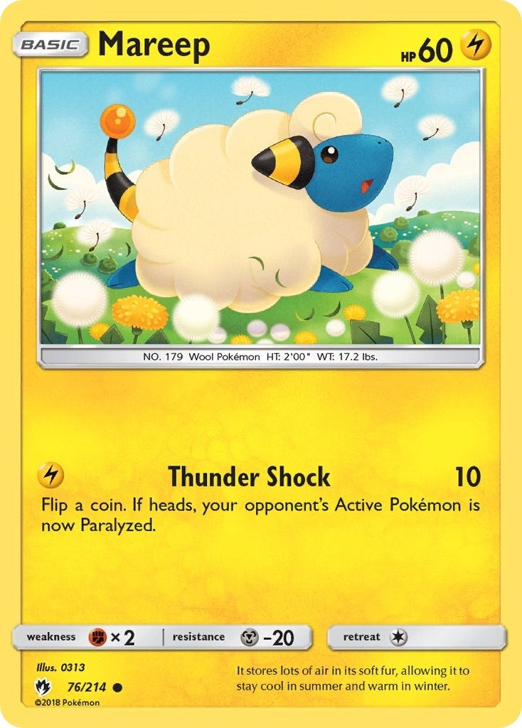 Image for Mareep (76) (76/214) (SM - Lost Thunder) (SM8) - Pokemon