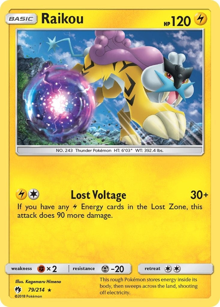 Image for Raikou (79/214) (SM - Lost Thunder) (SM8) - Pokemon
