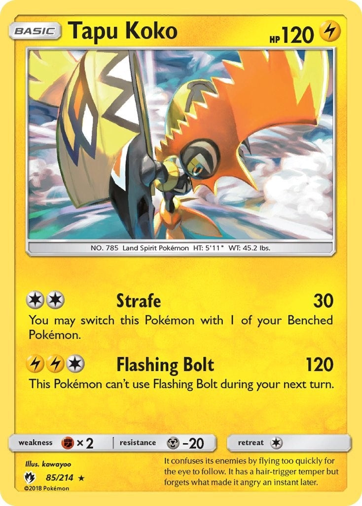 Image for Tapu Koko (85/214) (SM - Lost Thunder) (SM8) - Pokemon