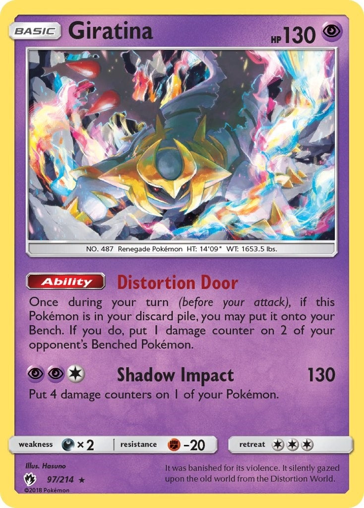 Image for Giratina (97/214) (SM - Lost Thunder) (SM8) - Pokemon