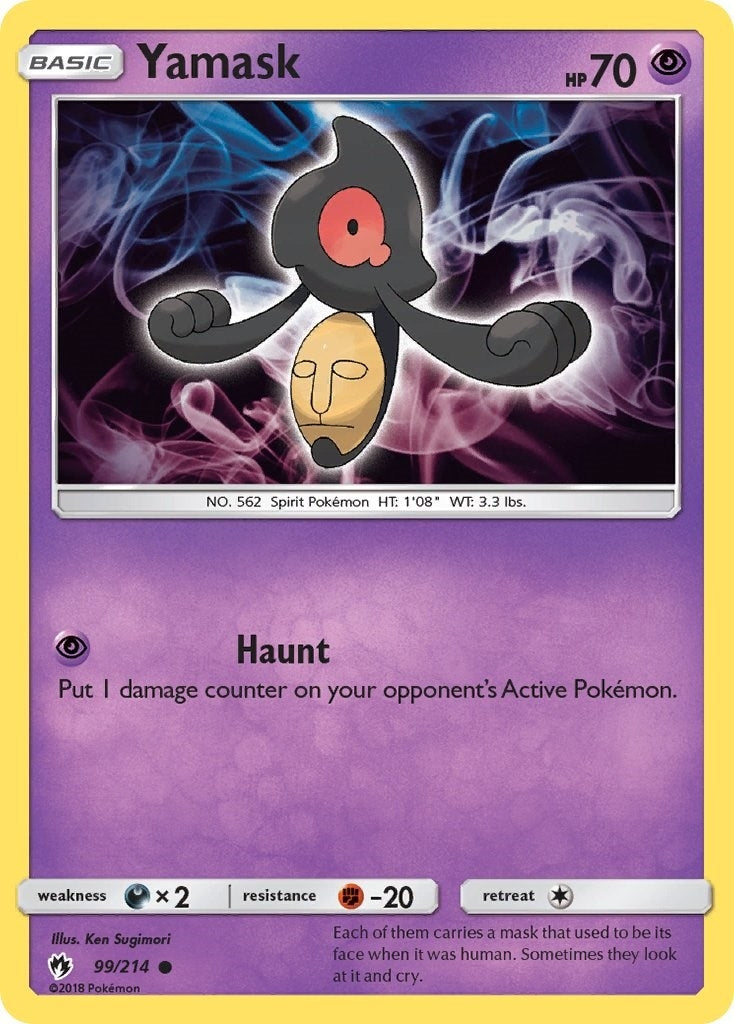 Image for Yamask (99/214) (SM - Lost Thunder) (SM8) - Pokemon