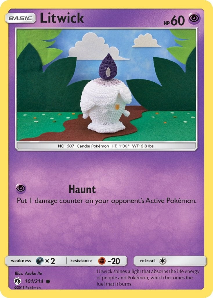 Image for Litwick (101/214) (SM - Lost Thunder) (SM8) - Pokemon