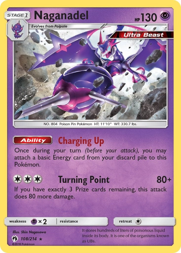Image for Naganadel (108/214) (SM - Lost Thunder) (SM8) - Pokemon