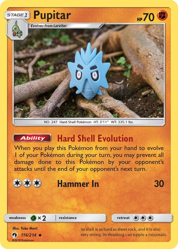 Image for Pupitar (116/214) (SM - Lost Thunder) (SM8) - Pokemon