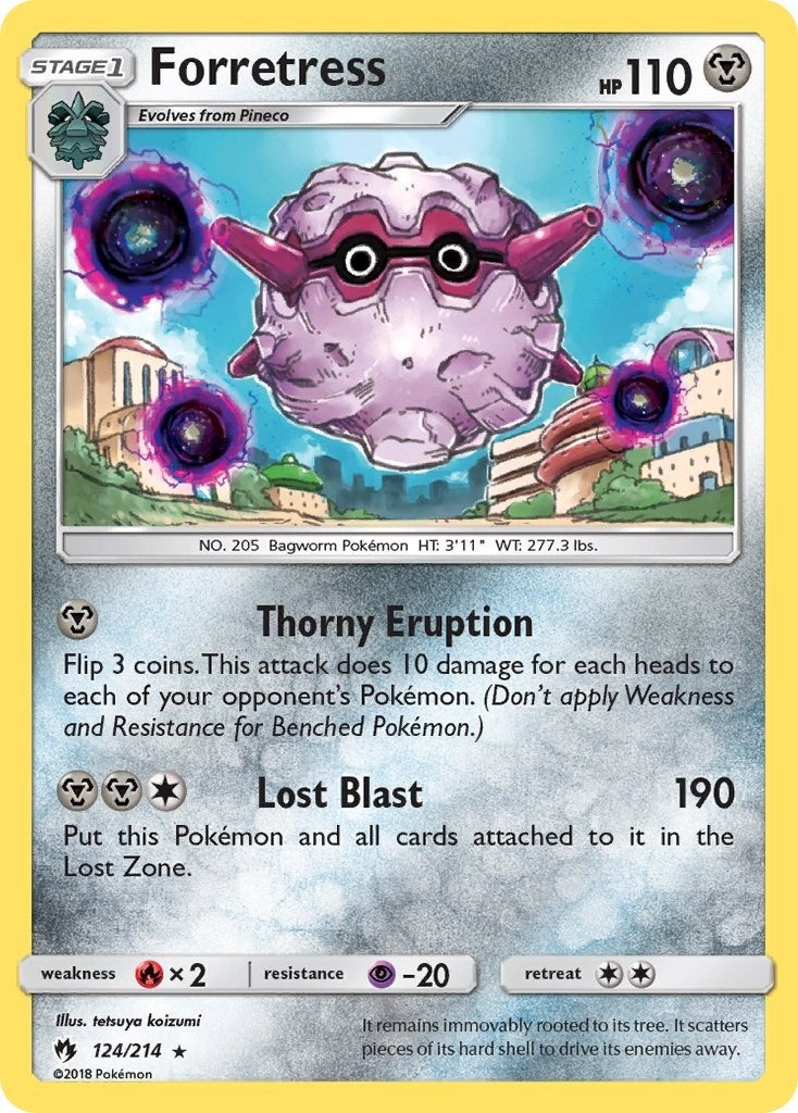 Image for Forretress (124/214) (SM - Lost Thunder) (SM8) - Pokemon