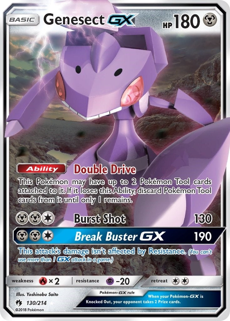 Image for Genesect GX (130/214) (SM - Lost Thunder) (SM8) - Pokemon