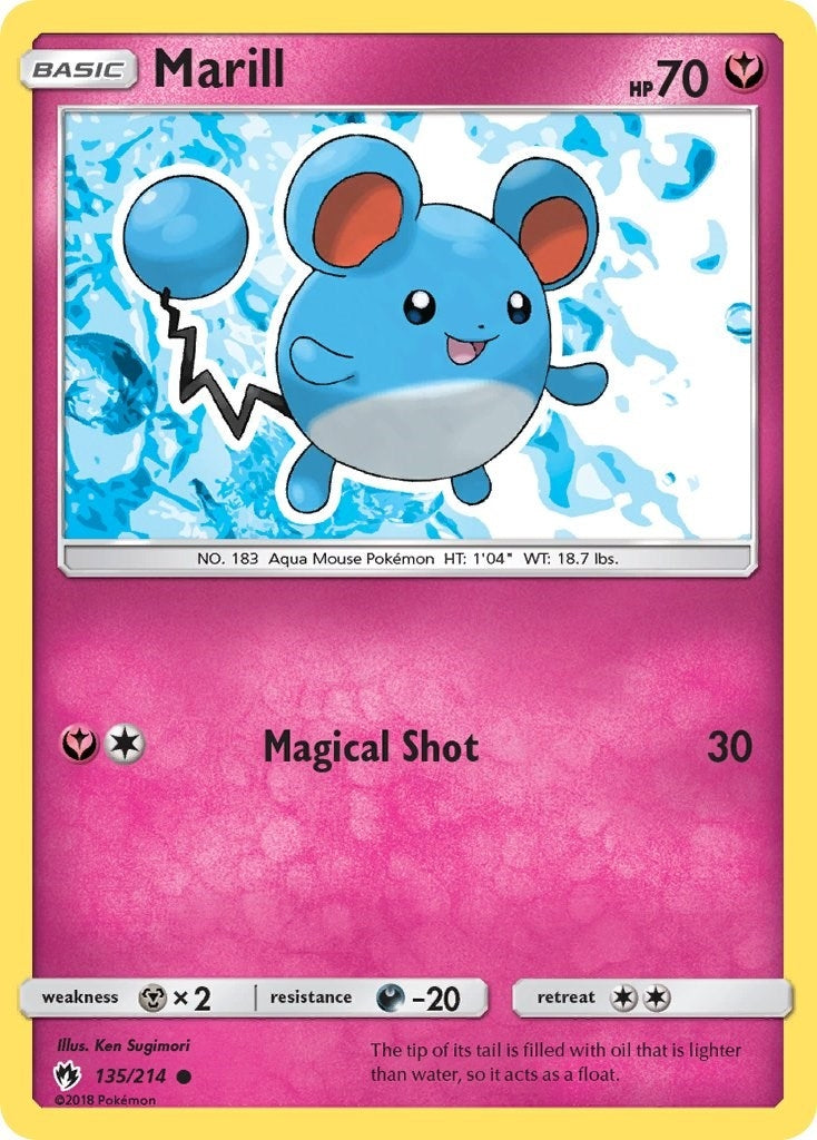 Image for Marill (135/214) (SM - Lost Thunder) (SM8) - Pokemon