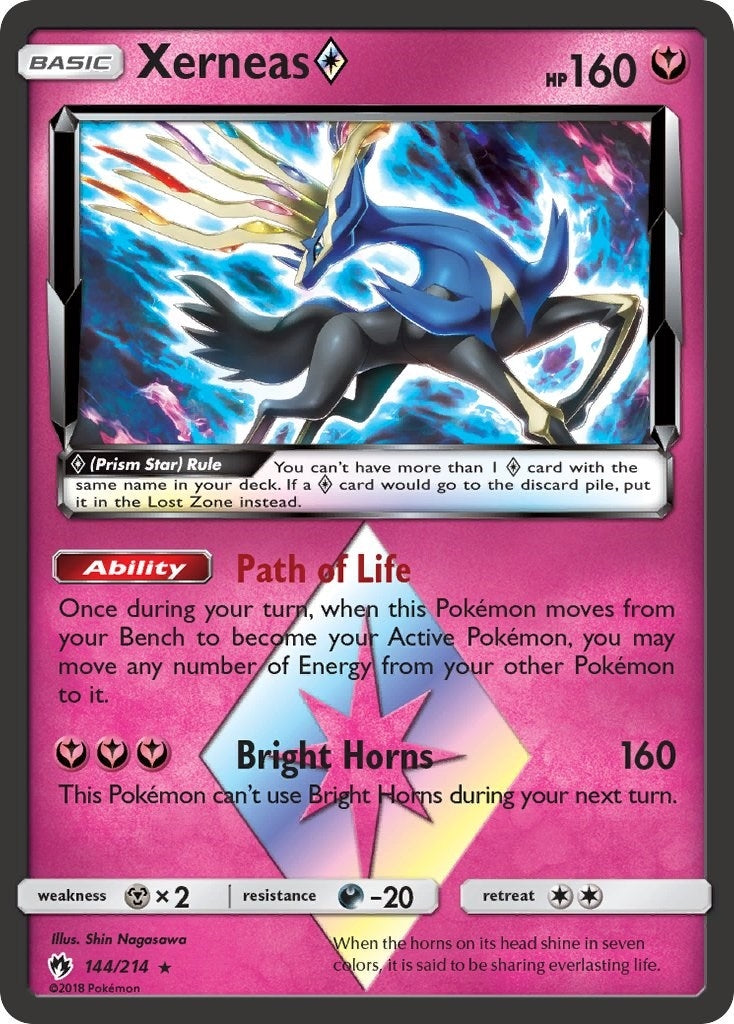 Xerneas Prism Star (144/214) (SM - Lost Thunder)