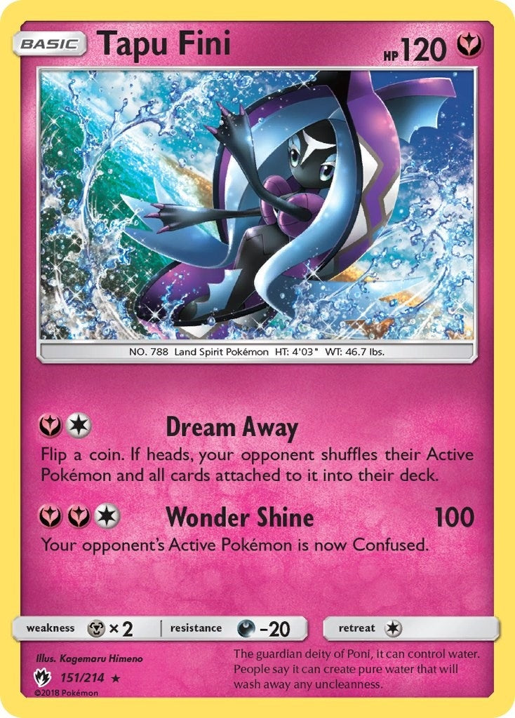 Image for Tapu Fini (151/214) (SM - Lost Thunder) (SM8) - Pokemon