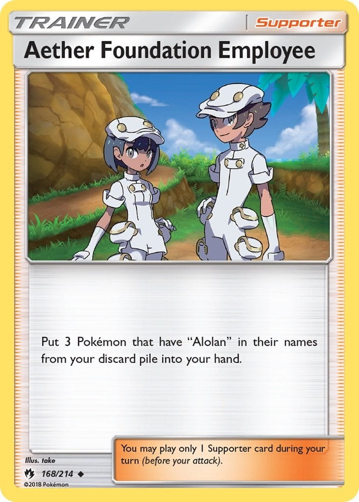 Image for Aether Foundation Employee (168/214) (SM - Lost Thunder) (SM8) - Pokemon