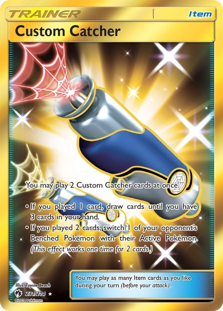 Image for Custom Catcher (Secret) (231/214) (SM - Lost Thunder) (SM8) - Pokemon