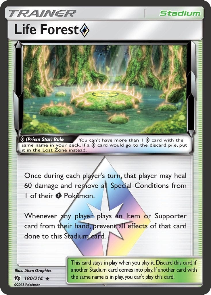 Image for Life Forest Prism Star (180/214) (SM - Lost Thunder) (SM8) - Pokemon