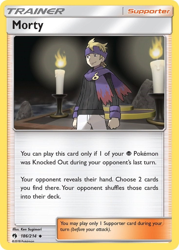Image for Morty (186/214) (SM - Lost Thunder) (SM8) - Pokemon