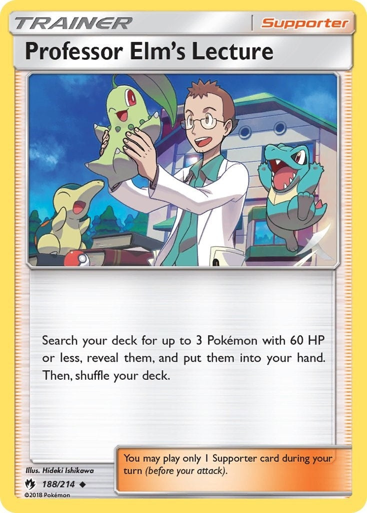 Image for Professor Elm's Lecture (188/214) (SM - Lost Thunder) (SM8) - Pokemon