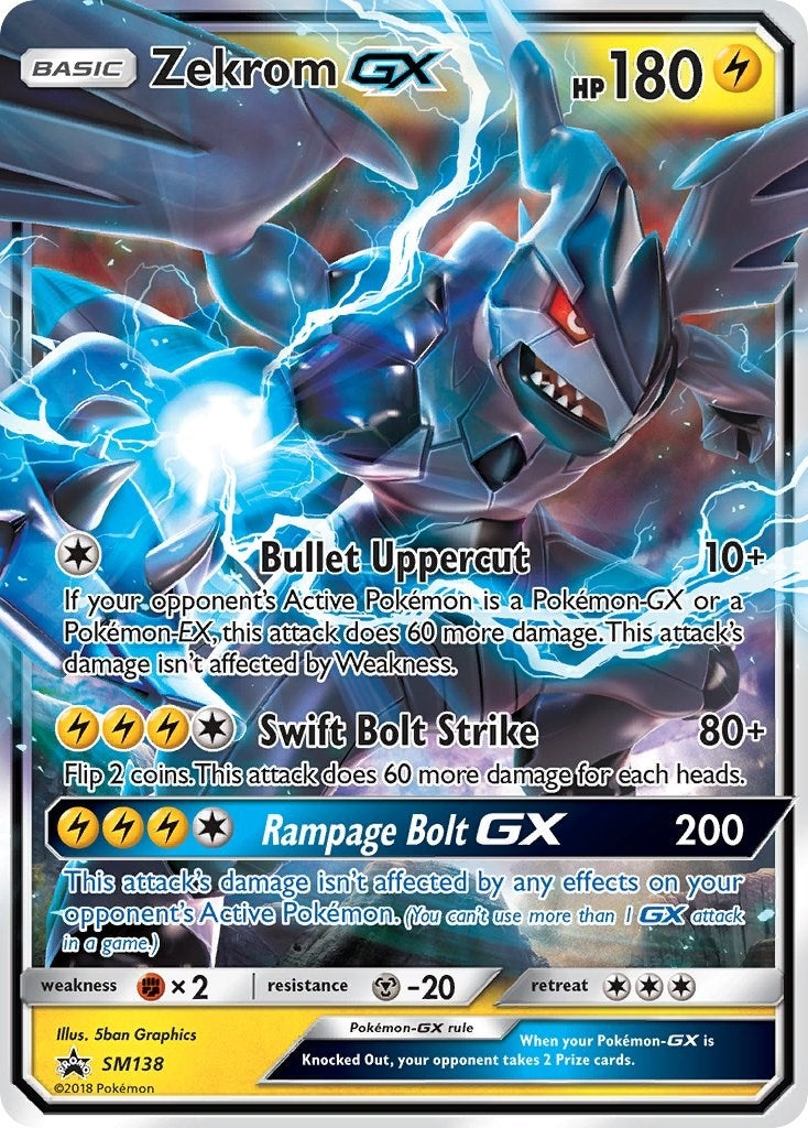 Image for Zekrom GX - SM138 (SM138) (SM Promos) (SMP) - Pokemon