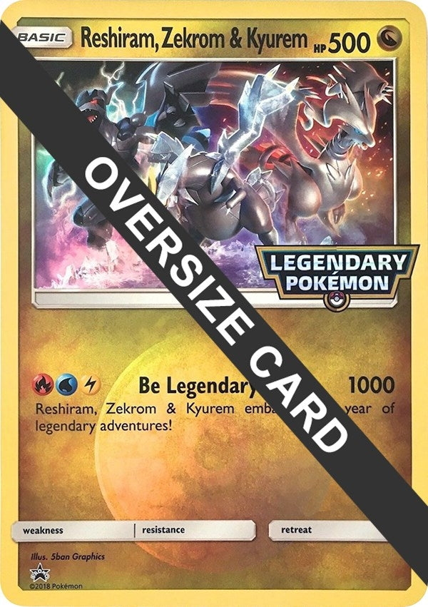 Image for Reshiram, Zekrom & Kyurem (Jumbo Cards) (PR) - Pokemon