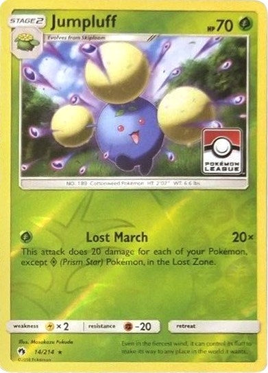 Image for Jumpluff - 14/214 (Pokemon League) (014/214) (League & Championship Cards) (PR) - Pokemon