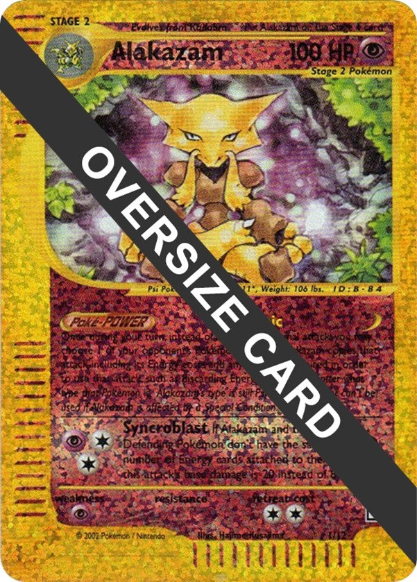 Image for Alakazam - 1/12 (Box Topper) (001/012) (Jumbo Cards) (PR) - Pokemon