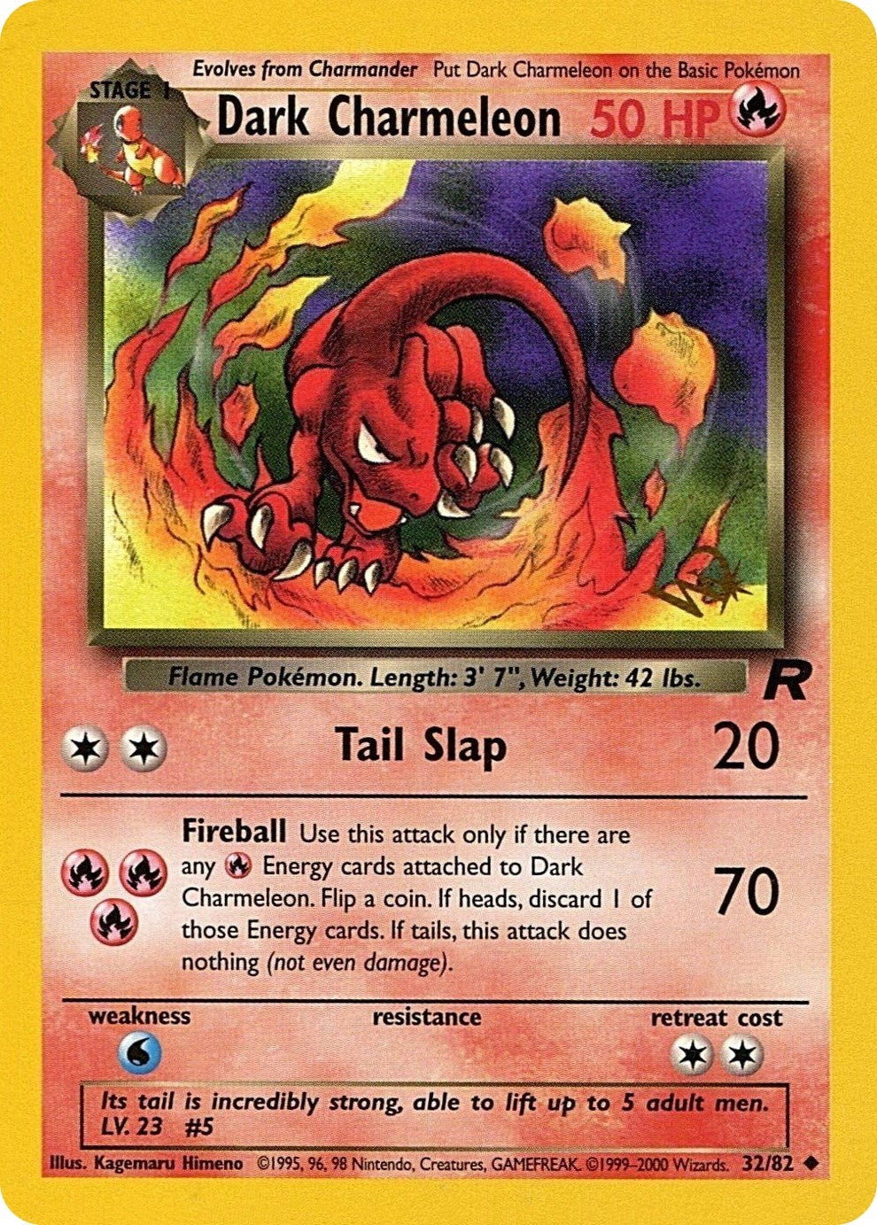 Image for Dark Charmeleon [W Stamped] (32/82) (WoTC Promo) (PR) - Pokemon