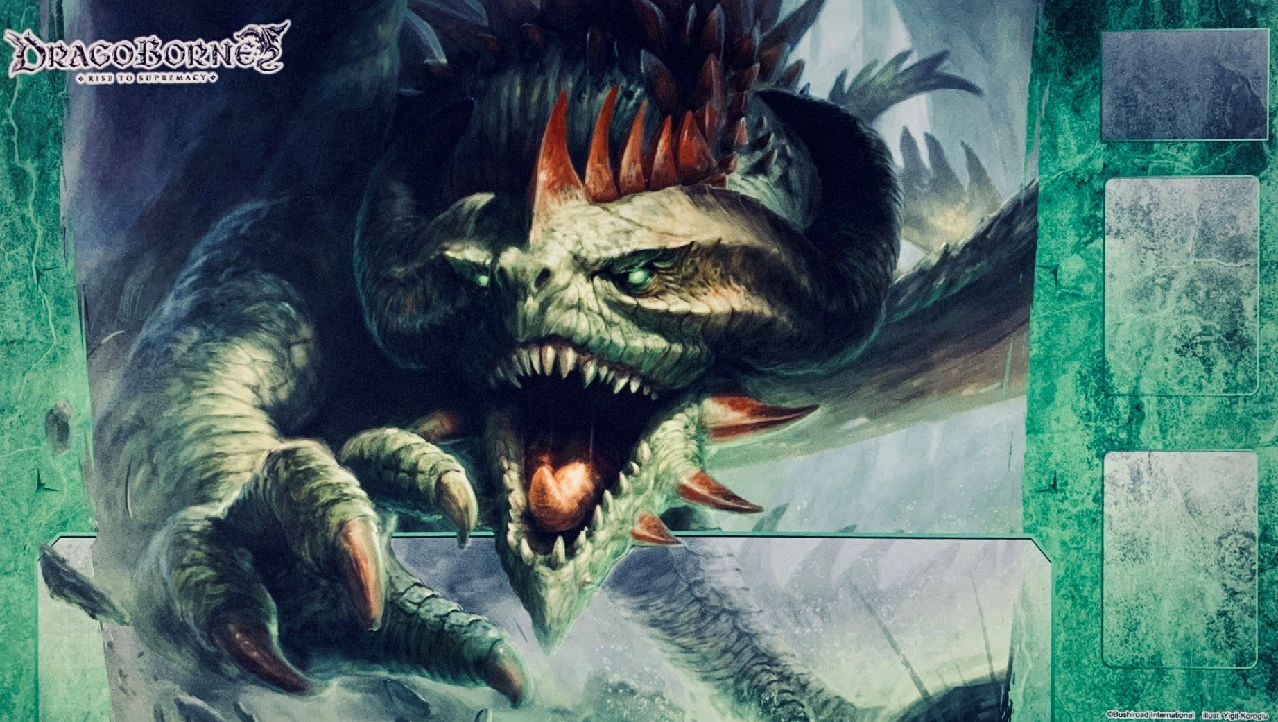Image for Dragoborne: Surge of Titans - Dirge the Corrupted Playmat - Playmats