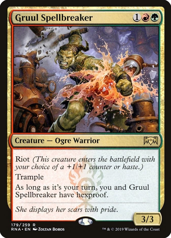 Gruul Spellbreaker (179) (Ravnica Allegiance)