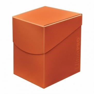 Image for Eclipse PRO-100+ Pumpkin Orange Deck Box - Deck Boxes