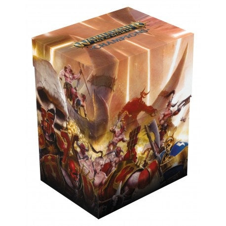 Image for Warhammer: Age of Sigmar - Champions Deck Case - Chaos vs. Order (Holds 80+) - Deck Boxes