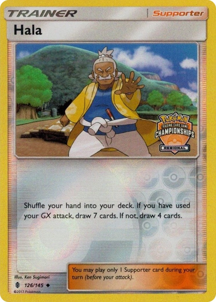 Image for Hala - 126/145 (Regional Championships) (126/145) (League & Championship Cards) (PR) - Pokemon