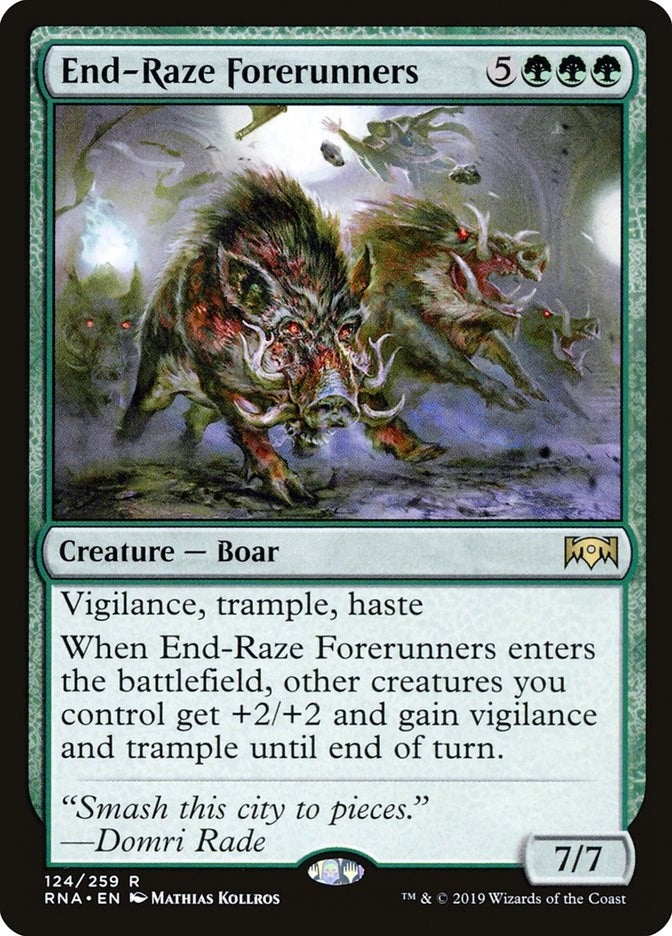 End-Raze Forerunners (124) (Ravnica Allegiance)