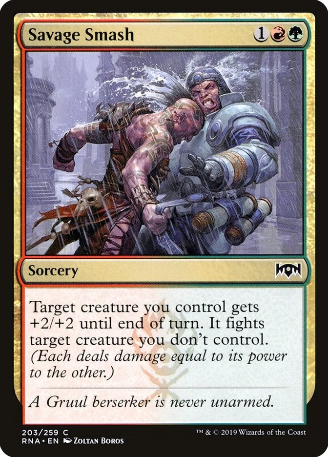 Savage Smash (203) (Ravnica Allegiance)